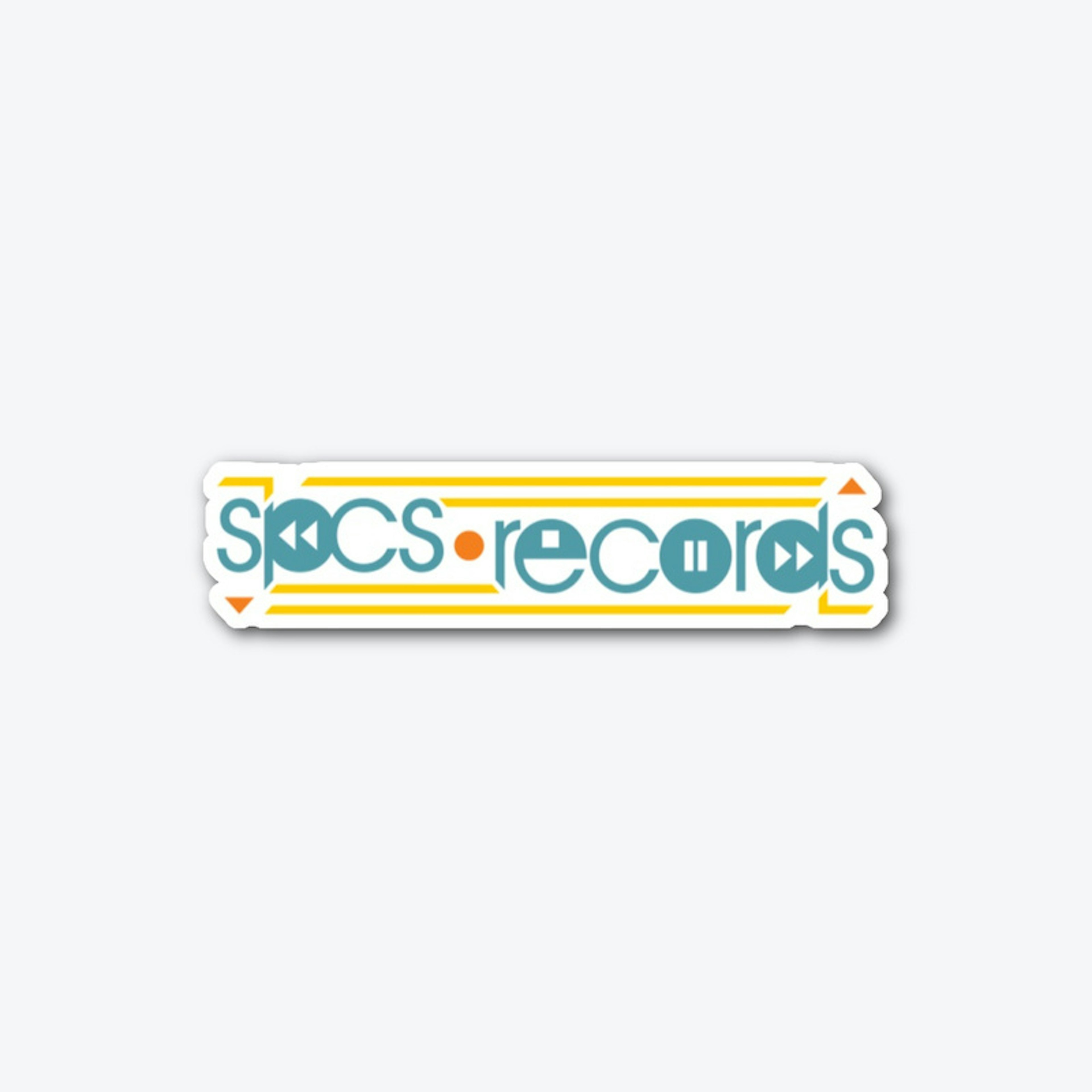 SPCS Records Die Cut Sticker